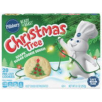 Pillsbury Sugar Cookie Dough, Pre-Cut, Christmas Tree Shape