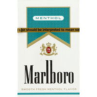 Marlboro Cigarettes, Menthol, Gold Pack