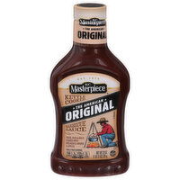 KC Masterpiece Barbecue Sauce, The American Original, Kettle Cooked - 28 Ounce 