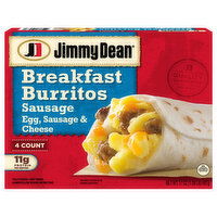 Jimmy Dean Breakfast Burritos, Egg, Sausage & Cheese