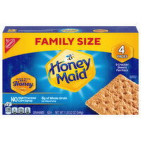 Honey Maid Grahams, Honey, 4 Packs, Family Size - 4 Each 