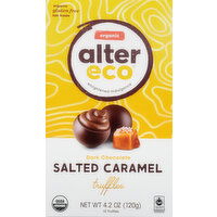 Alter Eco Truffles, Organic, Dark Chocolate, Salted Caramel - 4.2 Ounce 