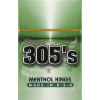 305s Cigarettes, Menthol, Kings