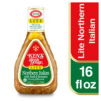 Ken's Steak House Dressing & Marinade, Lite. Northern Italian with Basil & Romano