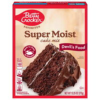 Betty Crocker Cake Mix, Devil's Food - 13.25 Ounce 