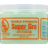 Bronner Bros Super Gro, with Vitamin E, Double Strength - 6 Ounce 