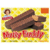 Little Debbie Wafer Bars, with Peanut Butter, Nutty Buddy - 12 Each 