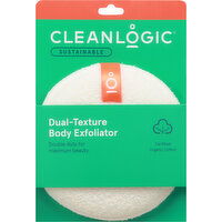 Cleanlogic Body Exfoliator, Dual-Texture - 1 Each 