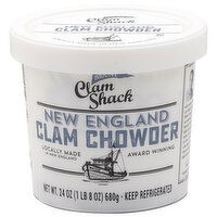 Blount Clam Shack Clam Chowder, New England - 24 Ounce 