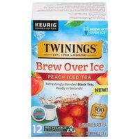 Twinings Iced Tea, Peach, K-Cup Pods - 12 Each 