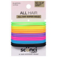 Scunci No-Slip Grip Elastics - 14 Each