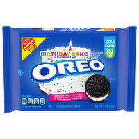 OREO Birthday Cake Chocolate Sandwich Cookies, Family Size