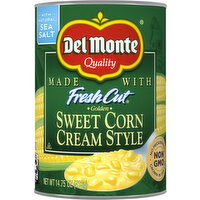 Del Monte Sweet Corn, Cream Style, Golden - 14.75 Ounce 