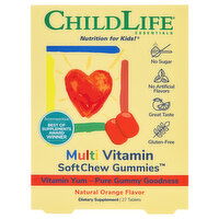 ChildLife Multi Vitamin, Tablets, Natural Orange Flavor - 27 Each 