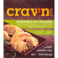 Crav'n Flavor Pot Stickers, Vegetable - 9 Each 