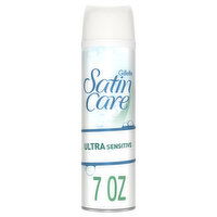 Gillette Venus Satin Care Ultra Sensitive Skin Shave Gel, Shaving Cream for Women, Fragrance Free