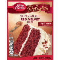 Betty Crocker Cake Mix, Super Moist, Red Velvet