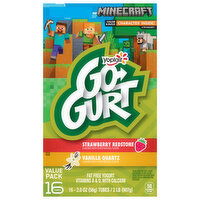 Go-Gurt Yogurt, Strawberry Redstone, Vanilla Quartz, Value Pack