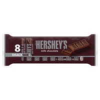 Hershey's Milk Chocolate, Bars, Snack Size - 8 Each 