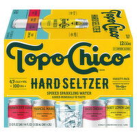 Topo Chico Hard Seltzer, Variety Pack - 12 Each 