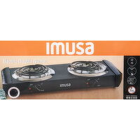 Imusa Double Burner, Electric - 1 Each 