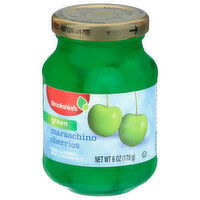 Brookshire's Green Maraschino Cherries - 6 Each 