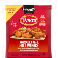 Tyson Any'tizers Frozen Buffalo Style Hot Wings Family Pack - 40 Ounce 