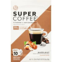 Super Coffee Coffee, Enhanced, Hazelnut, Brew Cups - 10 Each 