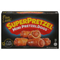 SuperPretzel Pretzel Dogs, Mini - 12 Each 