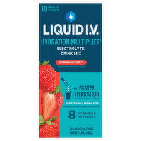 Liquid I.V. Electrolyte Drink Mix, Strawberry - 10 Each 