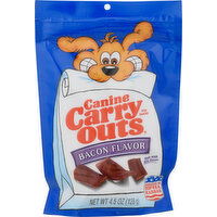 Canine Carry Outs Dog Snacks, Bacon Flavor - 4.5 Ounce 