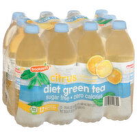 Brookshire's Diet Citrus Green Tea - 12 Each 