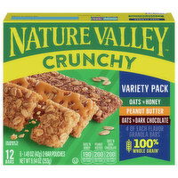 Nature Valley Granola Bars, Crunchy, Variety Pack - 6 Each 