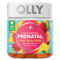 Olly Folic Acid + DHA, Sweet Citrus, The Essential Prenatal, Gummies - 60 Each 