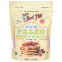 Bob's Red Mill Pancake & Waffle Mix, Gluten Free, Paleo - 13 Ounce 