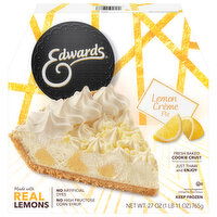 Edwards Pie, Lemon Creme - 27 Ounce 