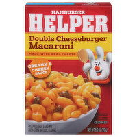 Hamburger Helper Pasta & Sauce Mix, Double Cheeseburger Macaroni - 6 Ounce 