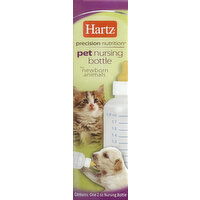 Hartz Nursing Bottle, Pet, for Newborn Animals, 2 oz