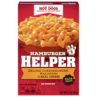 Hamburger Helper Pasta & Cheesy Sauce Mix, Deluxe Cheeseburger Macaroni - 5.5 Ounce 