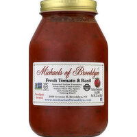 Michaels of Brooklyn Tomato & Basil, Fresh - 32 Ounce 