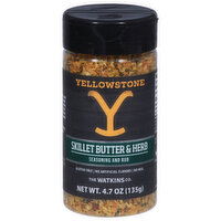 Yellowstone Seasoning and Rub, Skillet Butter & Herb - 4.7 Ounce 