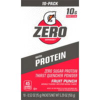 Gatorade Thirst Quencher Powder, Fruit Punch, 10-Pack - 10 Each 