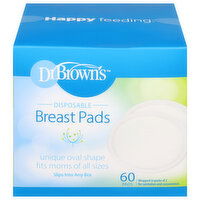 Dr. Brown's Breast Pads, Disposable - 60 Each 