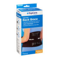 Topcare One Size Moderate Support Adjustable Back Brace - 1 Each 