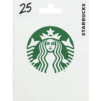 Starbucks Gift Card, $25 - 1 Each 