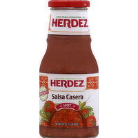 Herdez Salsa Casera, Hot - 24 Ounce 