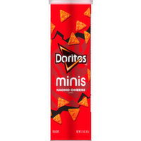 Doritos Tortilla Chips, Nacho Cheese Flavored, Minis