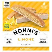 Nonni's Biscotti, Limone - 8 Each 