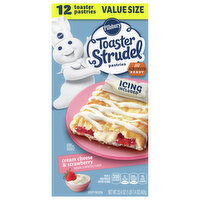 Pillsbury Pastries, Cream Cheese and Strawberry, Toaster, Value Size - 23.4 Ounce 