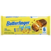 Butterfinger Bar, Fun Size, 6 Pack - 6 Each 